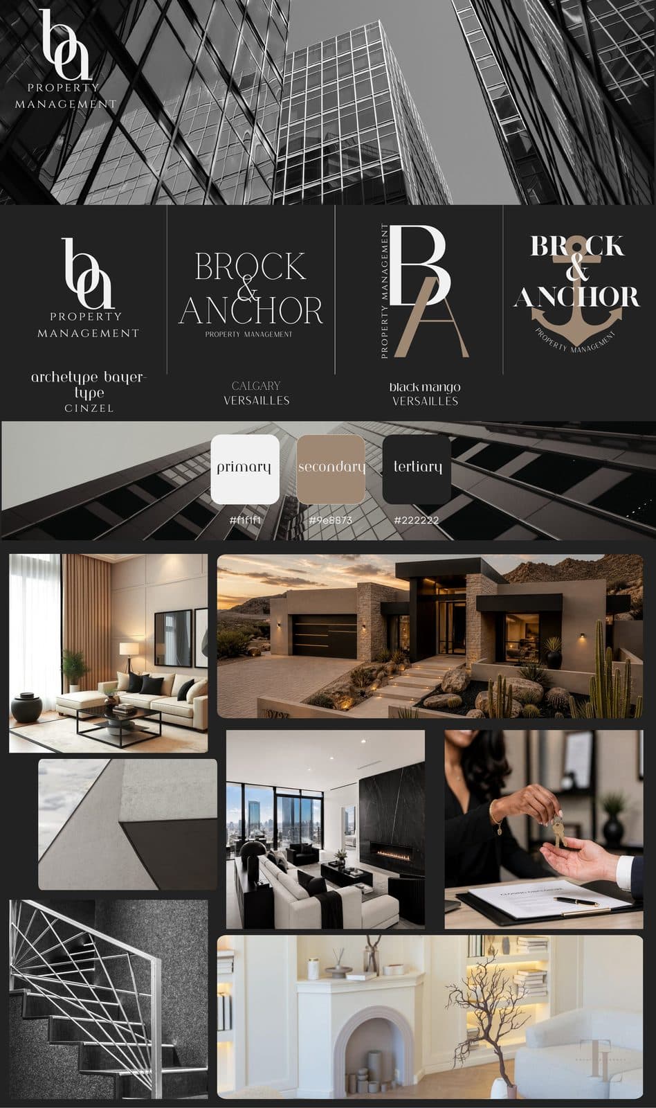 Brock & Anchor — A property management firm rebuilt as a quiet luxury brand.
